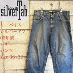 Levi'sリーバイス Y2K シルバータブ 03年製 バギーパンツ 36×32
