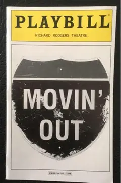 PLAYBILLプレイビル Movin'Outムーヴィン・アウト 2003年5月