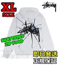 STUSSY SHATTERED ZIP HOODIE XLサイズ