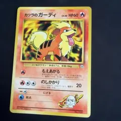 カツラのガーディ ポケモンジム第3弾 グレンタウンジム カツラ