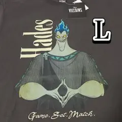 ディズニー　ヘラクレス　ヴィランズ　ハデス両面プリント　ロンT 長袖Tシャツ ディズニー ヘラクレス ヴィランズ ハデス両面プリント ロンT