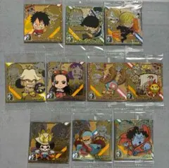 【ワンピース】大海賊シールウエハース　25thレア　麦わらの一味　10種10枚