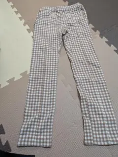 ギンガムチェックパンツ（茶色と白）