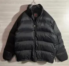 【超希少】90s NIKE ACG ナイキ ダウンジャケット　ブラック　刺繍ロゴ