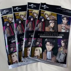 進撃の巨人　ミニクリアファイル&ステッカーセット