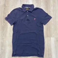 ラルフローレンラグビーRUGBY ネイビー ポロシャツ スカル刺繍