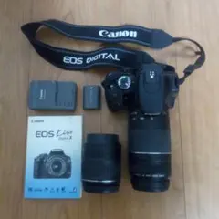 動作確認済 Canon EOS Kiss X 一眼レフ レンズ2本のサムネイル