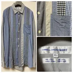 90sビンテージコムデギャルソンシャツフランス製希少XLオムプリュス 