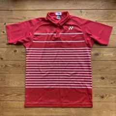 YONEX VersiCOOL ポロシャツ M レッド　テニスウェア　メンズ