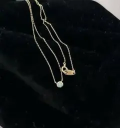 ete K10 オパール × 淡水パール ネックレス 箱付き - メルカリ