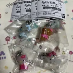 サンリオ ハローキティ めじるしアクセサリー 4点 未開封 ガチャ キーホルダー