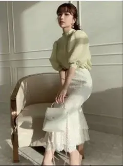 新品未使用⭐︎試着のみエイミーイストワール　レーススカート