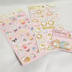 サンリオキャラクターズ サンリオ シール ハローキティ マイメロディ クロミ ①