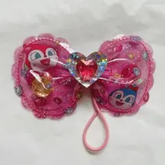 アンパンマンミュージアム　ドキンちゃん　コキンちゃん　ヘアアクセサリー　リボン