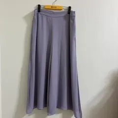 シフォンスリットスカートパンツ　XXL