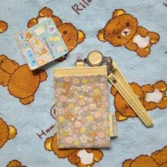 リラックマ　リール付き　パスケース　未使用