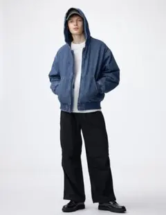 GUスーパーワイドカーゴパンツ