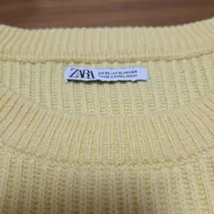 ZARA イエロー ニットセーター XLのサムネイル