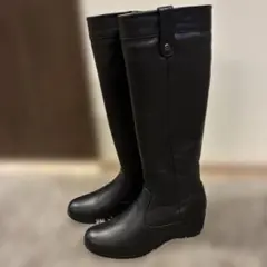 ⭐️未使用級⭐️ asics pedara WP293K ロングブーツ　サイドジップ