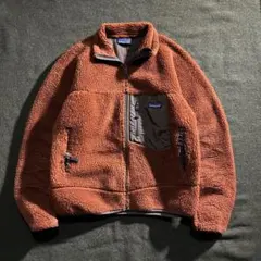 08F Patagonia Retro-X retrokhaki レンガブラウン