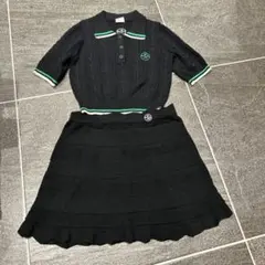 お値下げしました！UTAA ゴルフウェア　かぎ編みスカートセットアップ