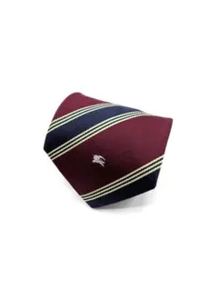 良品✨ バーバリー ネクタイ シルク ボルドー 1264