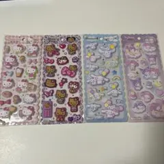 マシュマロシール ハローキティ 日焼けキティ シナモロール マイメロ クロミ