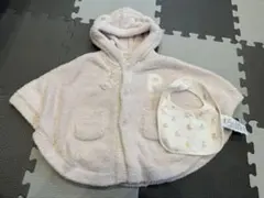 ジェラートピケ　ベビーポンチョとスタイ