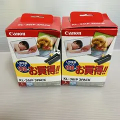 CANON カラーインク ペーパーセット　KL-36IP 3PACK ×2箱
