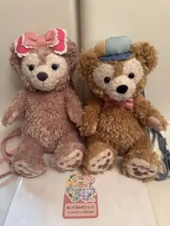 ダッフィー &シェリーメイ ぬいぐるみポシェット　ハートウォーミング デイズ