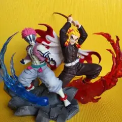 鬼滅の刃 XrossLink フィギュア 煉獄杏寿郎 猗窩座 2体セット