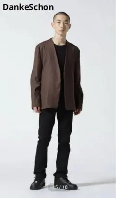 DankeSchon TR No Collar Jacket ノーカラー