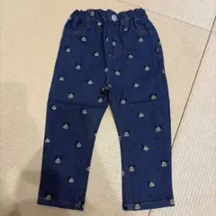 ミッキー デニムパンツ デニム プティマイン 90cm ディズニー