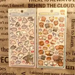 【水族館限定】ボンボンドロップシール サメ＆カワウソ【正規品】