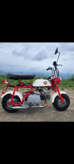 モンキーz50jトリコロールカラーバイザー美品 ミニモト製。 - メルカリ