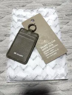 BEAMS パスケース　ベージュ　新品未使用品