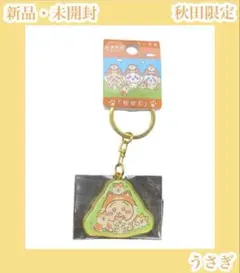 【新品】　ちいかわ　うさぎ　秋田県　秋田犬　ダイカットキーホルダー　日本　ご当地