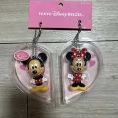 【未使用】東京ディズニーリゾート ミッキー・ミニー ペア キーホルダー