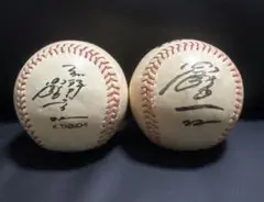 田淵 幸一 氏　☆ サインボール　2個