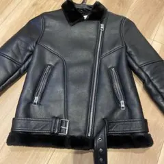 zara ムートンコート