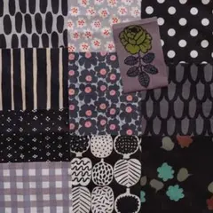 マリメッコ ヴィンテージ ピックコンポッティ プケッティ ハギレセット 黒系