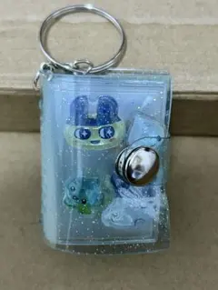 ミニシール帳　　ラメ入　正規品 mini 完成品　キーホルダー付