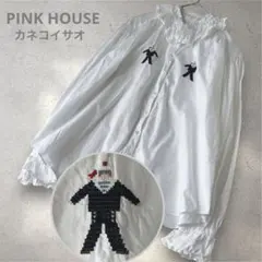 ピンクハウス PINK HOUSE リボンモチーフ付きカチューム アカ - メルカリ