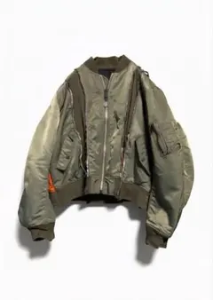 Sacai 好きにおすすめ ma-1 ジャケット リメイク オーバーサイズ