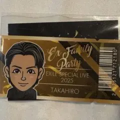 TAKAHIRO　ステッカー2枚セット　ガチャ　会場限定　EX PARTY