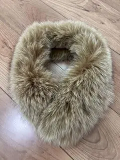 ファー　マフラー　クリップ付き