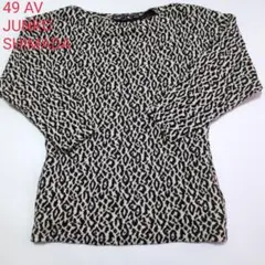 49 AV JUNKO SHIMADA トップス　レオパード　ウール混