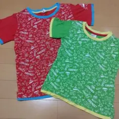 【ご兄弟でお揃い♪】 Tシャツ 2枚セット 130 &110