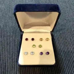 カラフルスタッドピアス 5組セット