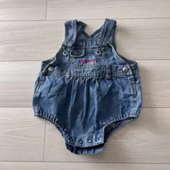 ミキハウス　デニムサロペット　80